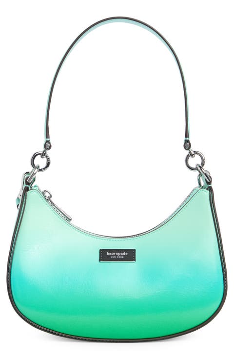 sam ombré saffiano leather shoulder bag