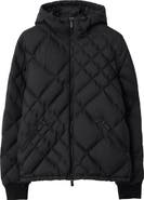 Burberry Doversgreen Check Quilted Hooded Down Puffer Jacket