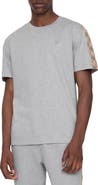 Burberry Check Trim Cotton T-shirt