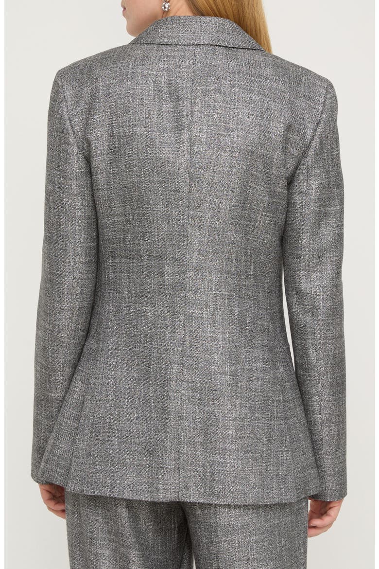 Patch Pocket Twill Blazer, Alternate, color, BLACK MULTI