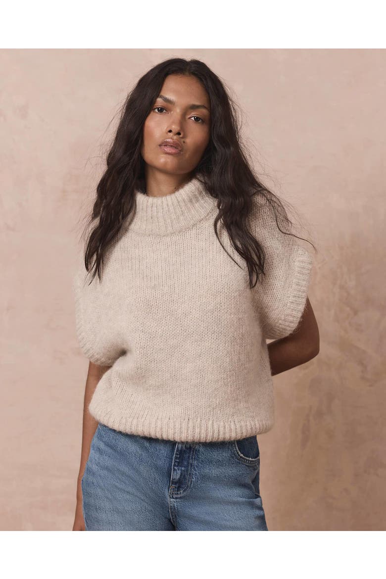 Wool Blend Knit Top, Alternate, color, Neutral
