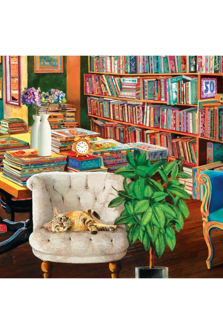 The Old Library 1000 Piece Puzzle, Alternate, color, Multicolored
