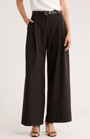 Gemma + Jane Double Pleat Wide Leg Pants