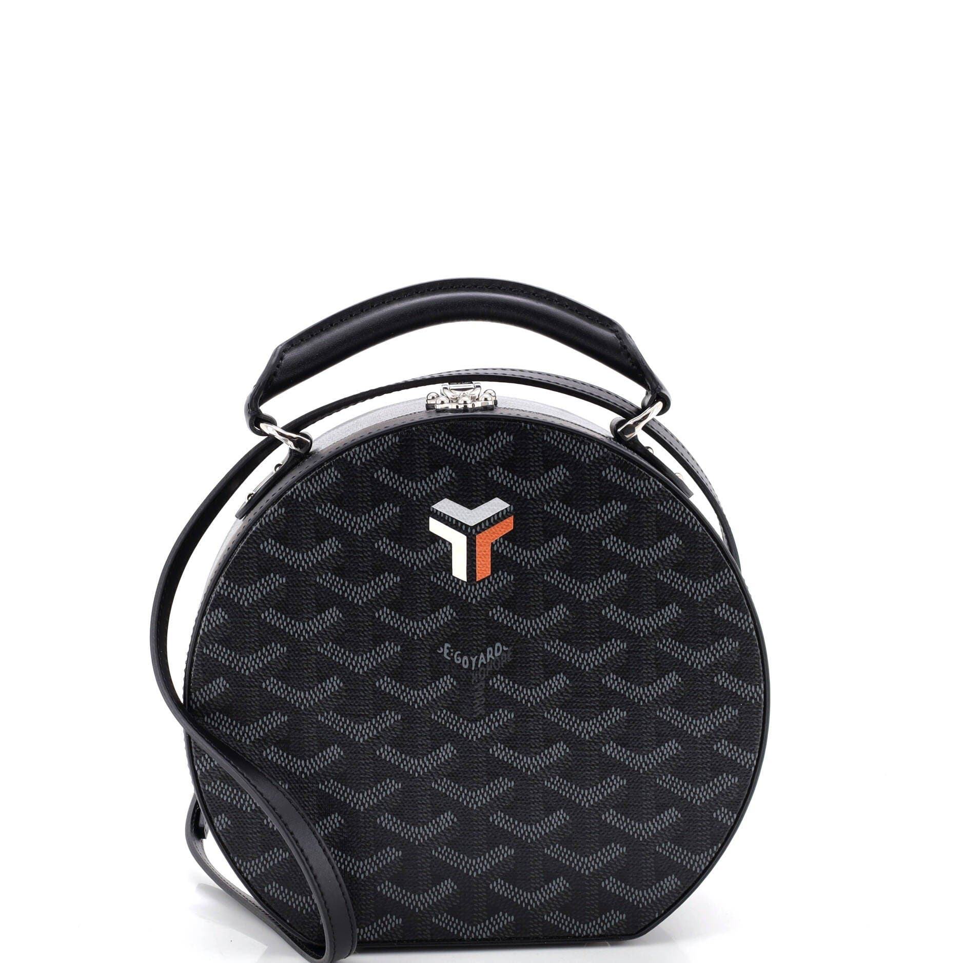 Alto Hatbox Bag Coated Canvas, Main, color, Black