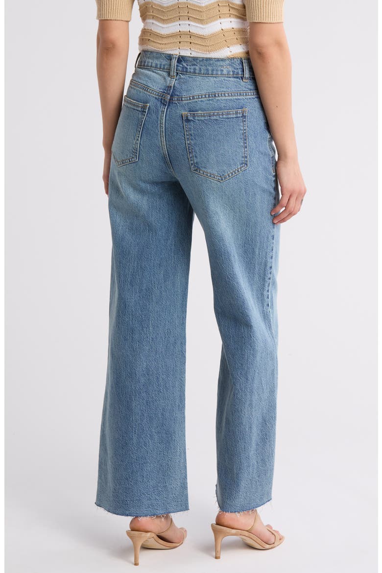 Denver Wide Leg Crop Jeans, Alternate, color, OCEAN