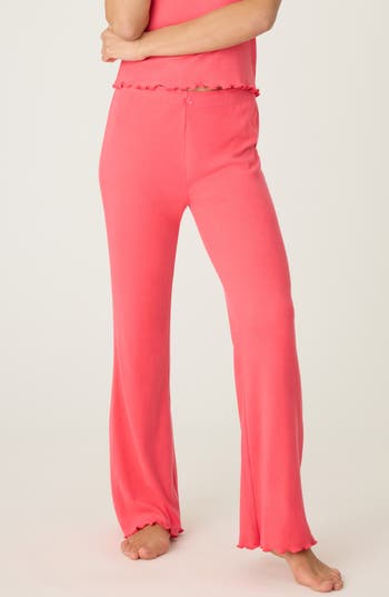 Pj Salvage Tropical Pajama Pants In Pink