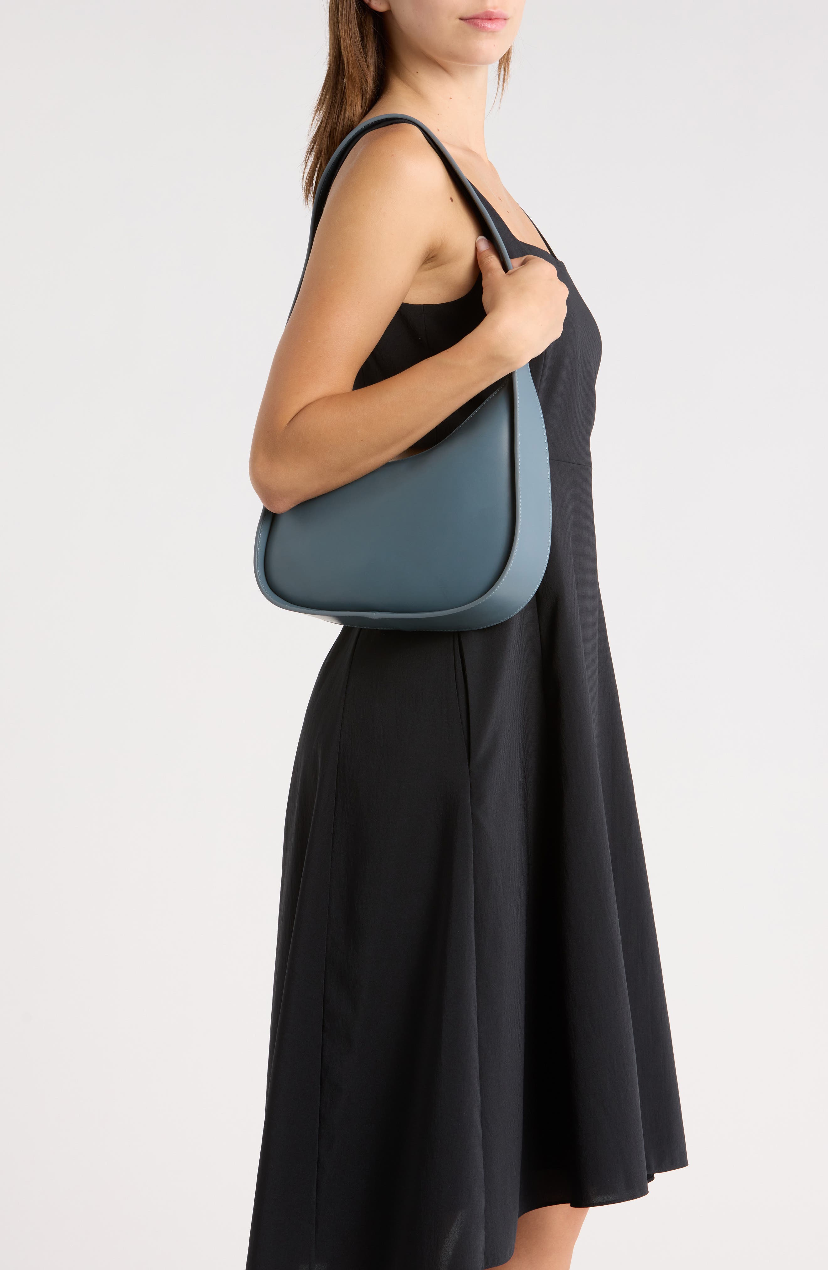 Melie Bianco Willow Shoulder Bag, Alternate, color, Slate