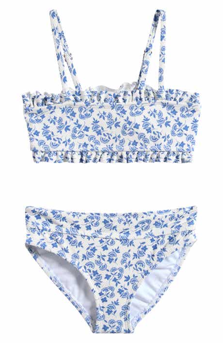 Raisins Kids' Floral Ruffle Two-Piece Swimsuit