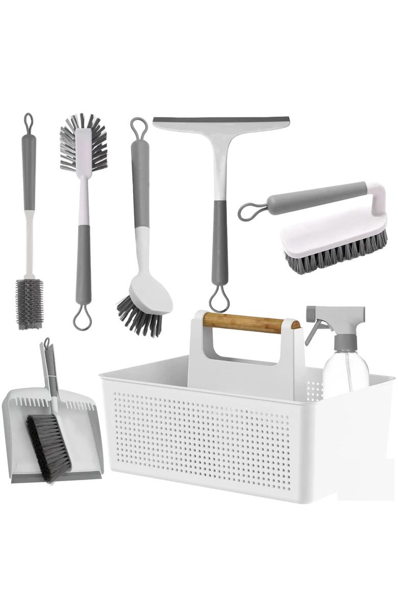OU 8-Piece Multipurpose Home Cleaning Tools Set, Main, color,
