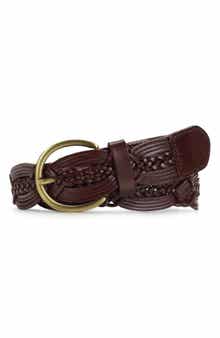 Patricia Nash Melissa Braided Leather Belt