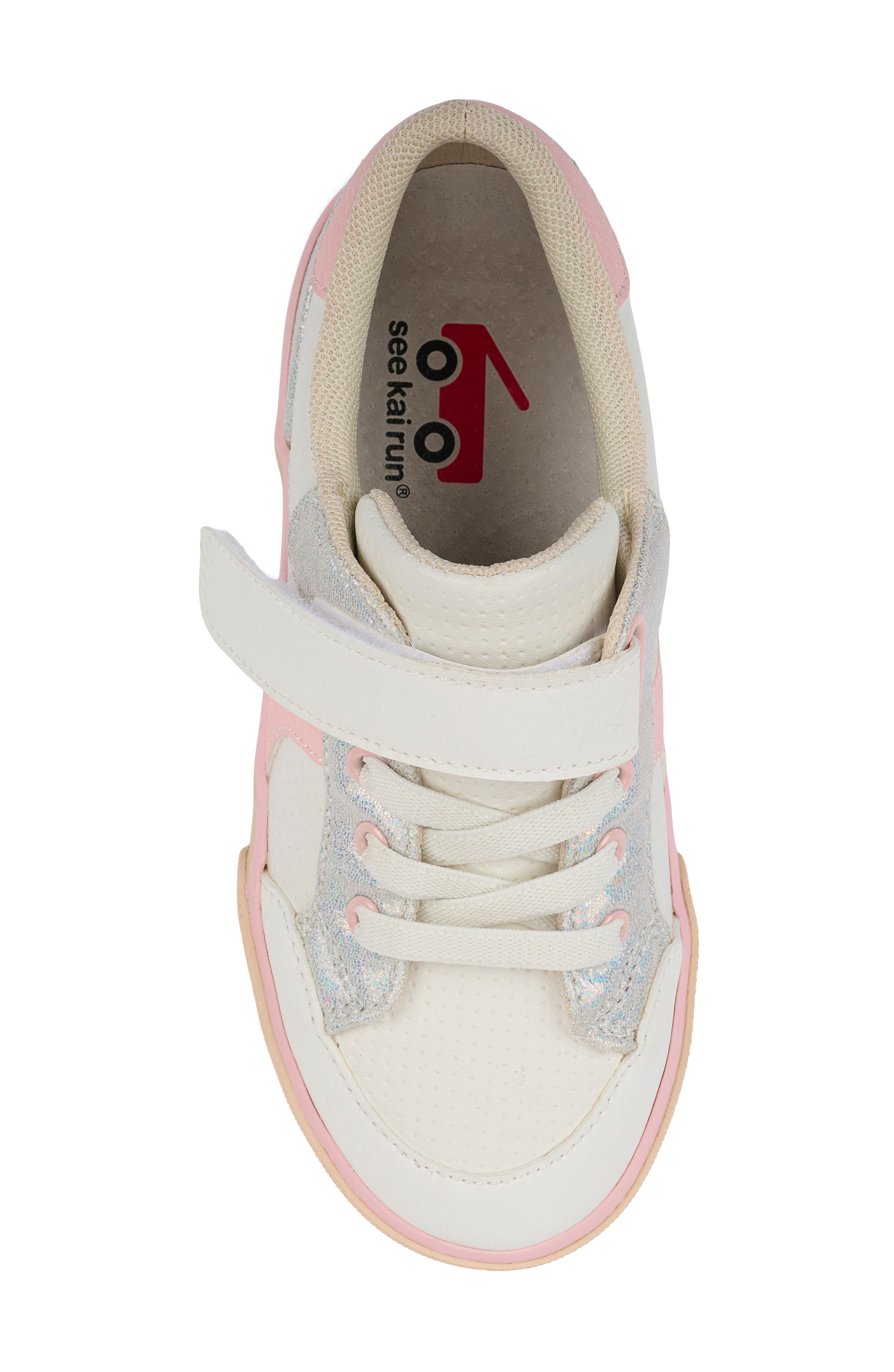 See Kai Run Kids
 Connor Sneaker, Alternate, color, White/ Pink