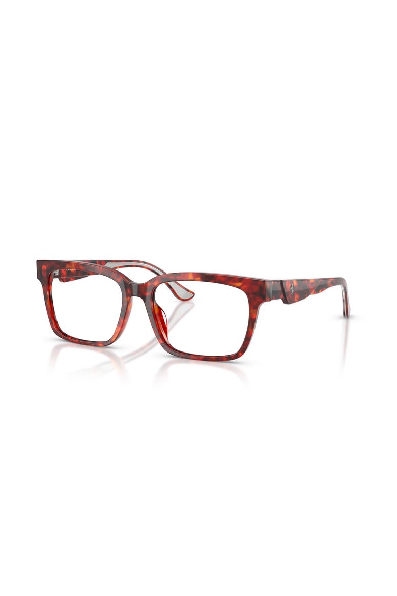 55mm Rectangle optical glasses, Main, color, Tortoise
