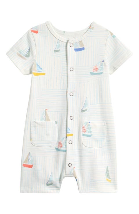 Patch Pocket Organic Cotton Romper (Baby)