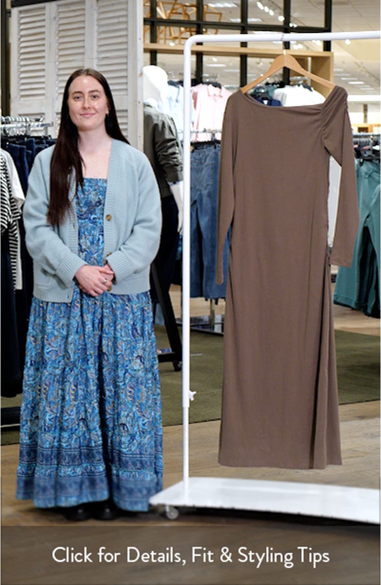 Asymmetric Long Sleeve Dress, sales video thumbnail