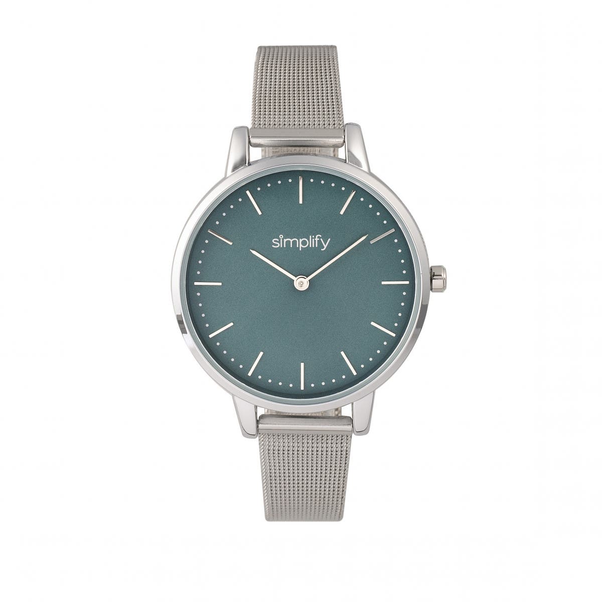 Silver/Teal