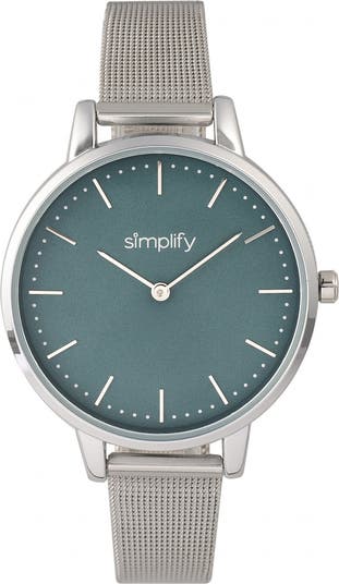 SIMPLIFY The 5800 Mesh Bracelet Watch | Nordstrom display picture 3