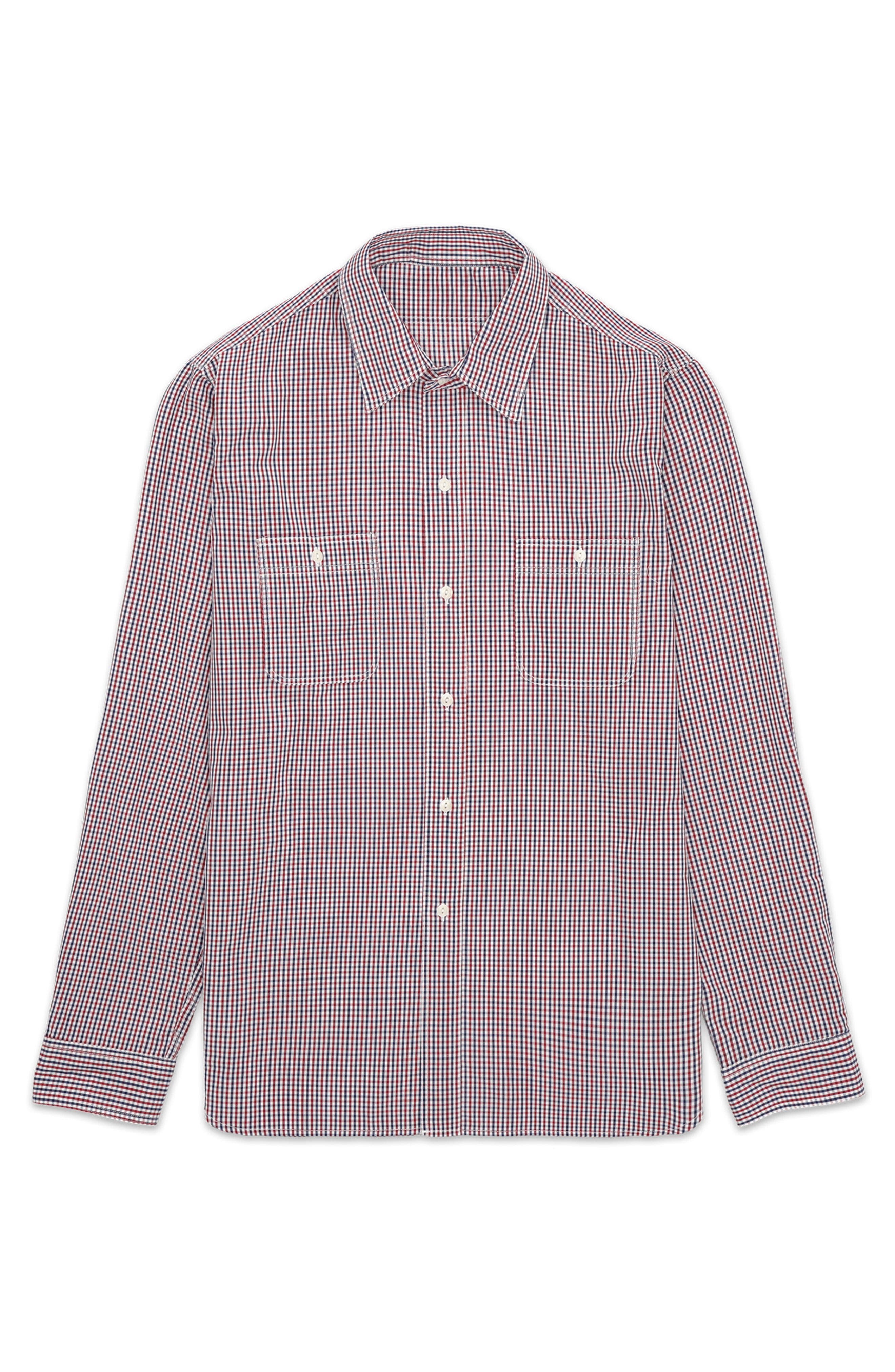 Work Cotton Check Shirt - image 1