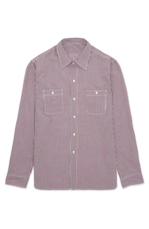 Work Cotton Check Shirt