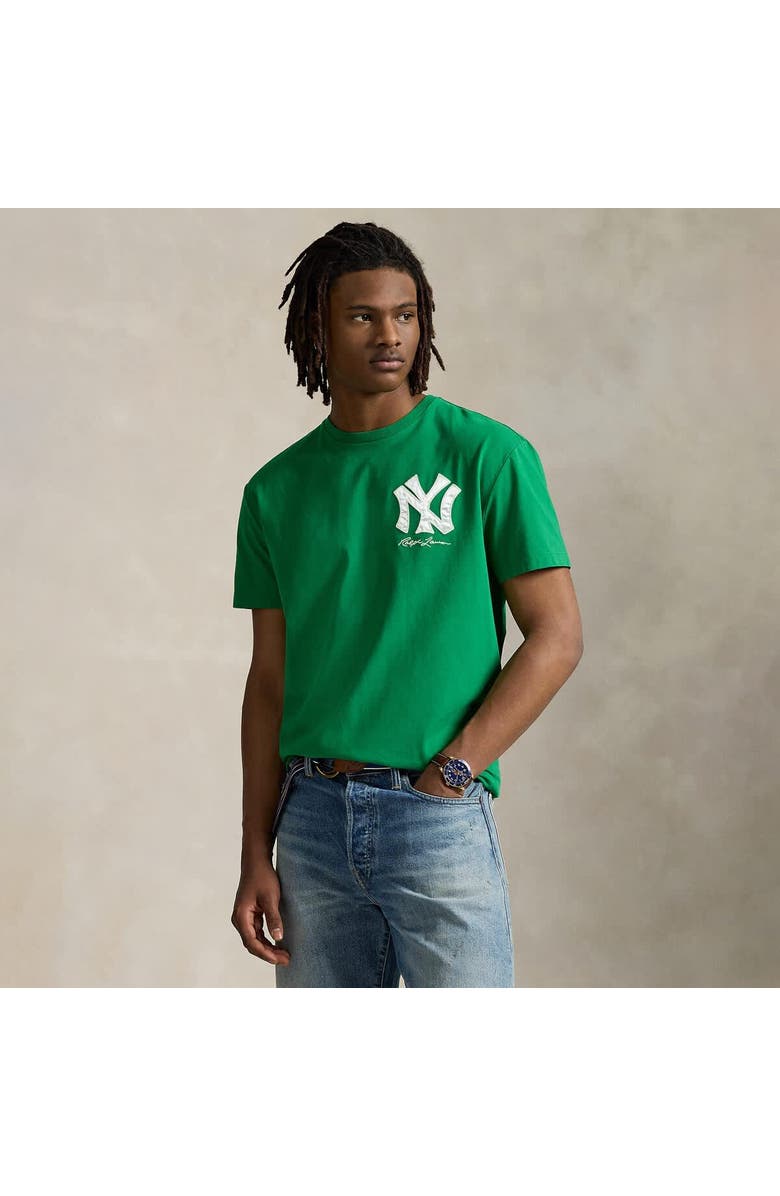 Polo Ralph Lauren Green Yankees  Jersey T-Shirt, Alternate, color, Green