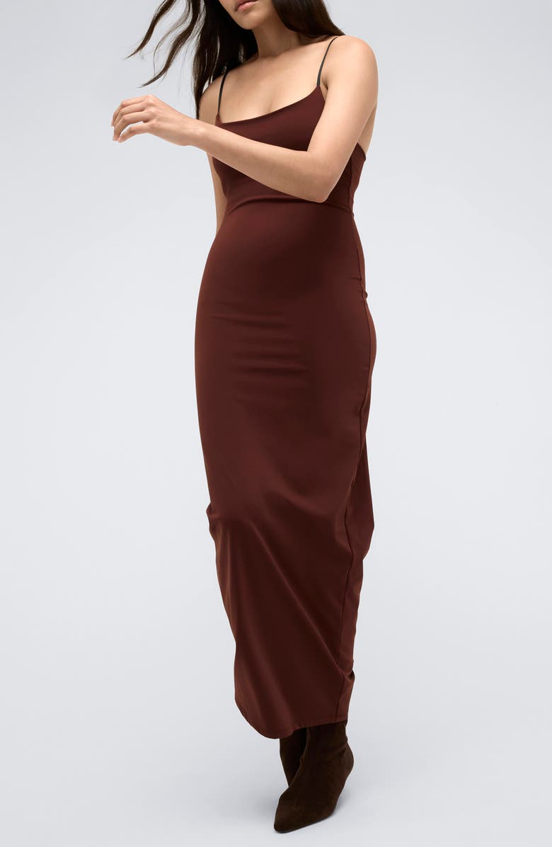 Kenneth Cole Maxi Slipdress, Main, color, Deep Chestnut
