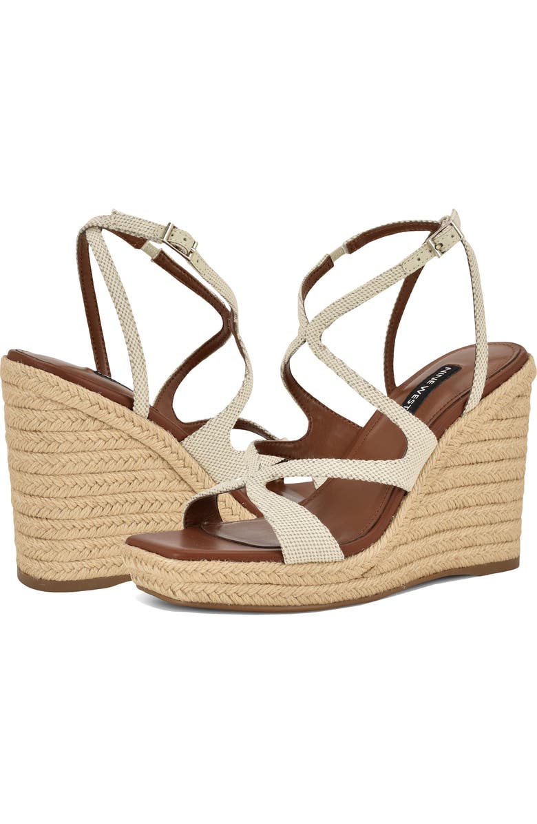 Nine West Adriane Platform Wedge Sandal, Alternate, color,