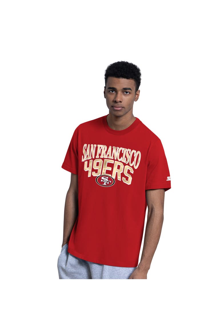 Men's Starter  Scarlet/Gray San Francisco 49ers Two-Pack Logo T-Shirt Set, Alternate, color, Scarlet