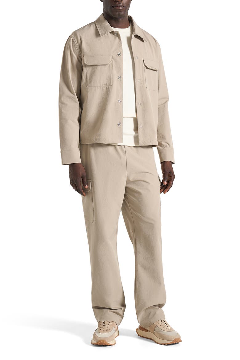 Milo Technical Cargo Jacket, Main, color, Taupe