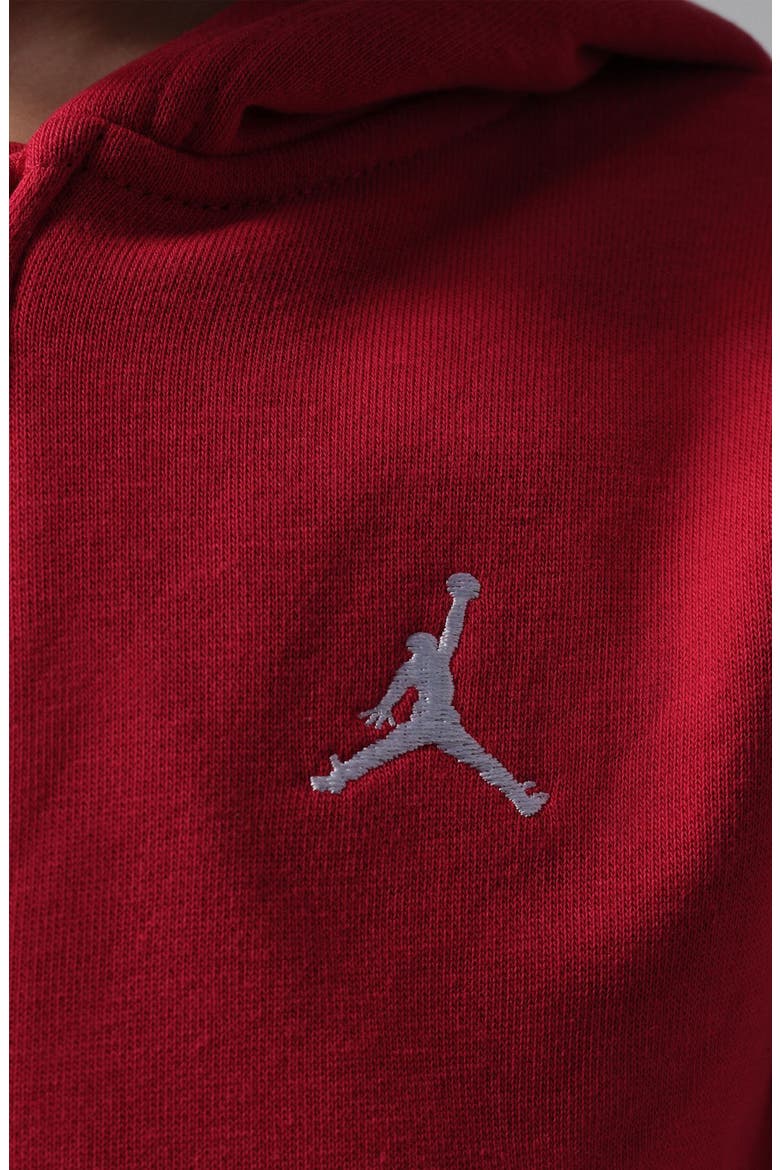 Kids' Fleece Zip Hoodie, Alternate, color, GYM RED