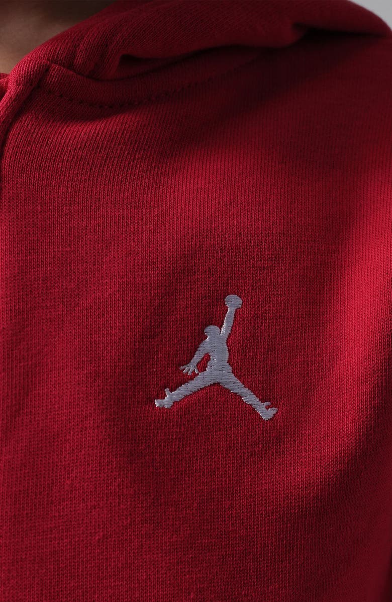 Jordan Kids' Fleece Zip Hoodie, Alternate, color, Gym Red