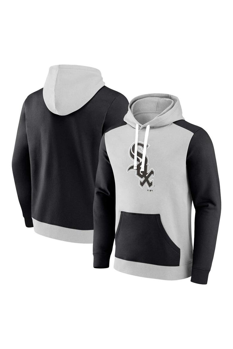 Men's Fanatics Branded Gray/Black Chicago White Sox Arctic Pullover Hoodie, Main, color, Gray