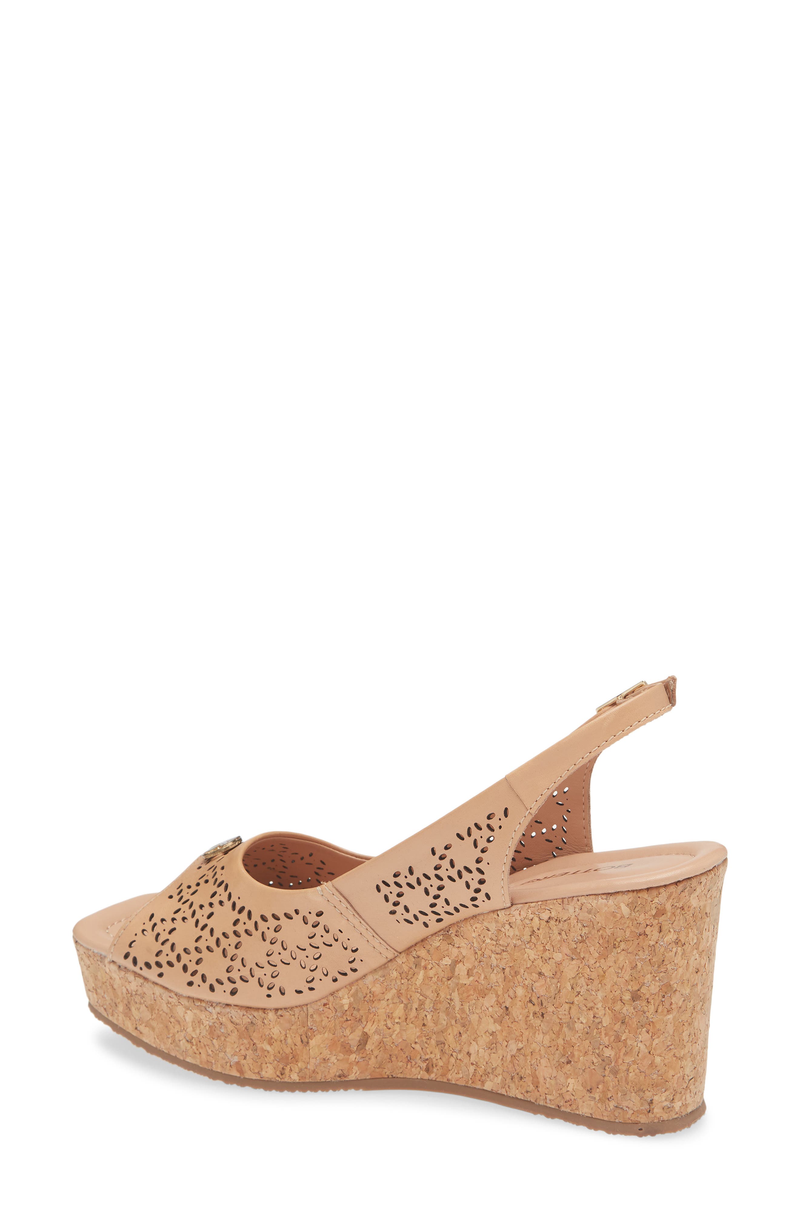 Bottero Slingback Wedge Sandal, Alternate, color, 