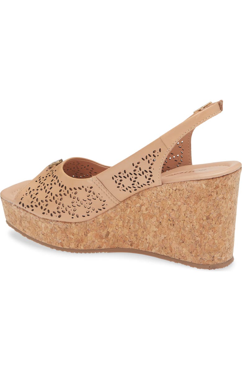 Bottero Slingback Wedge Sandal, Alternate, color,