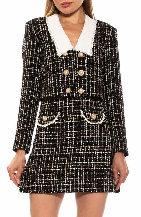 Alexia Admor Aurelia Tweed Crop Jacket