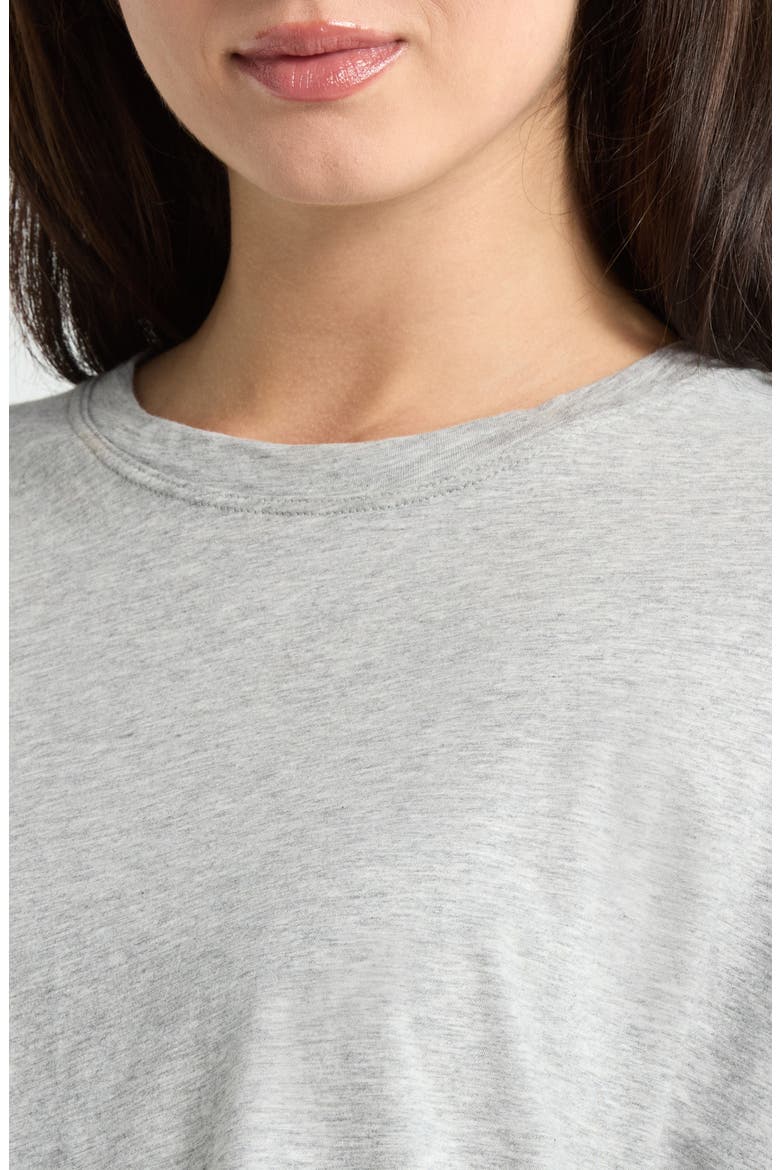 Organic Pima Cotton Long Sleeve Lounge T-Shirt, Alternate, color, STORM GREY HEATHER