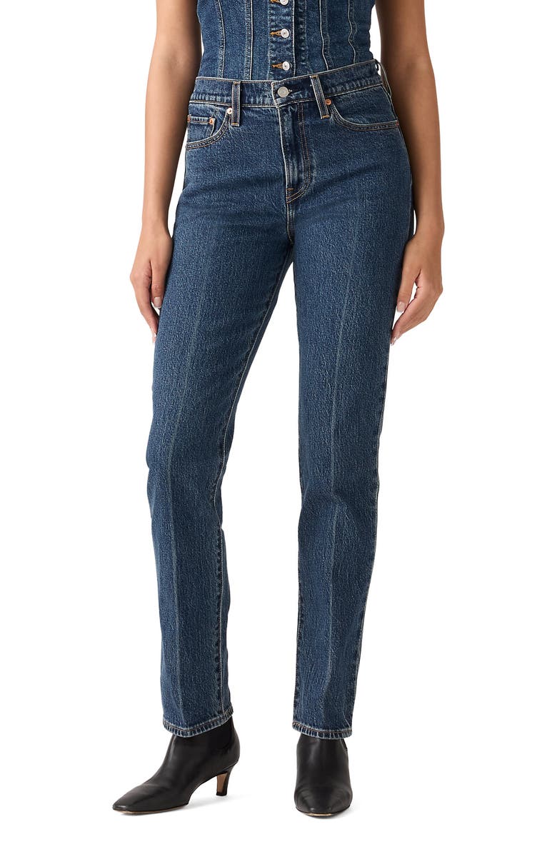 Levi's Wedgie High Waist Slim Jeans, Main, color, Destiny Stone