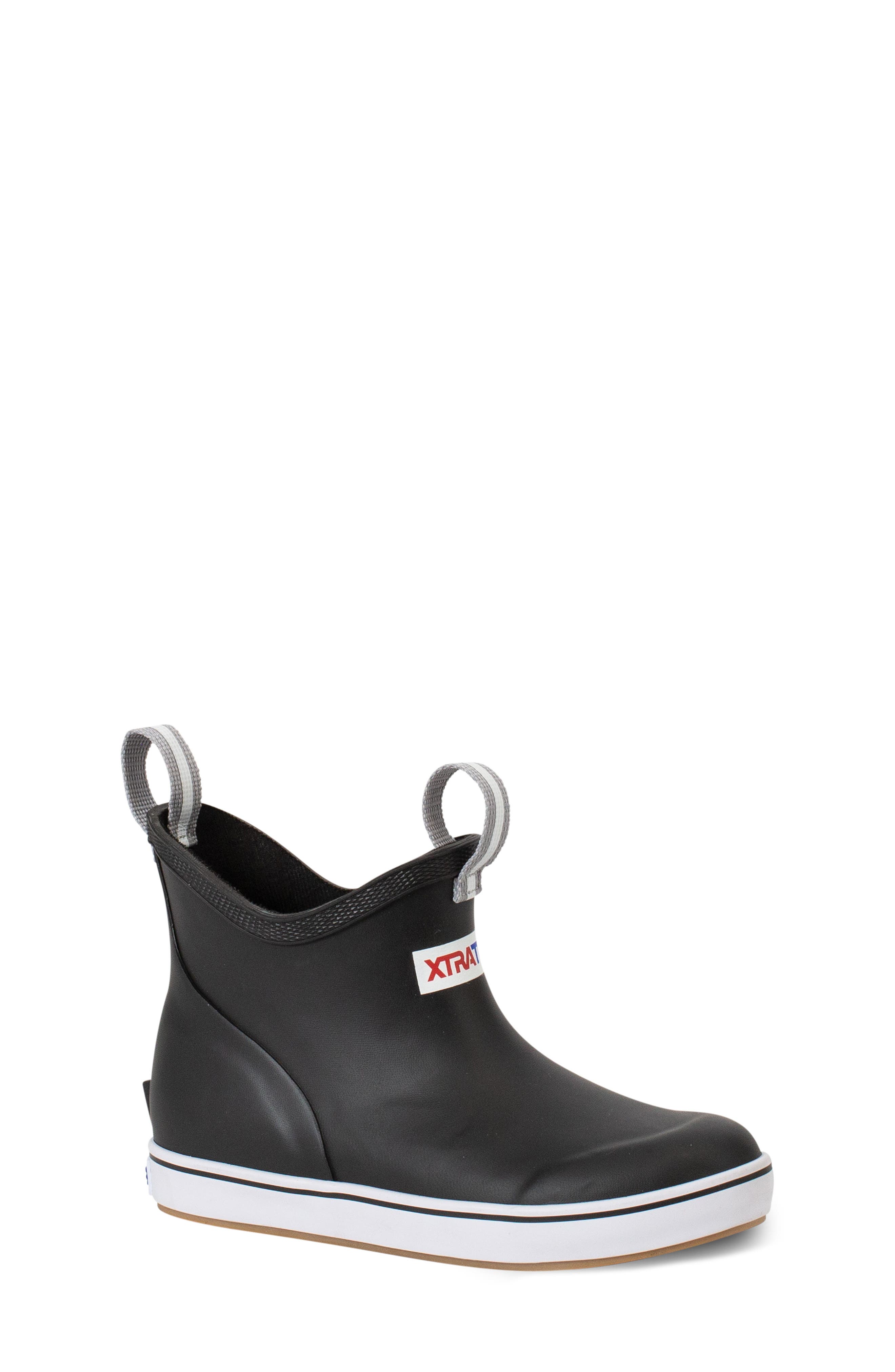 XTRATUF Kids' Ankle Deck Boot, Main, color, Black