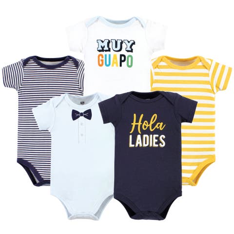 Essential Cotton Bodysuits 5-Piece Set