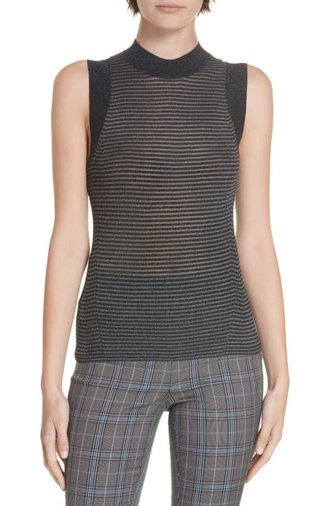 Raina Metallic Stripe Tank Top
