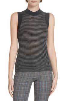rag & bone Raina Metallic Stripe Tank Top