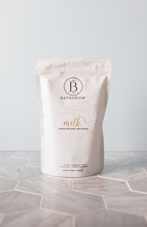 Bathorium Milk Mineral Bath Soak In No Color
