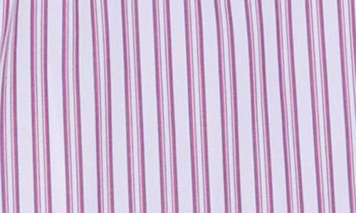 Derek Lam 10 Crosby Pei Stripe Cotton Utility Shirtdress In Red Multi