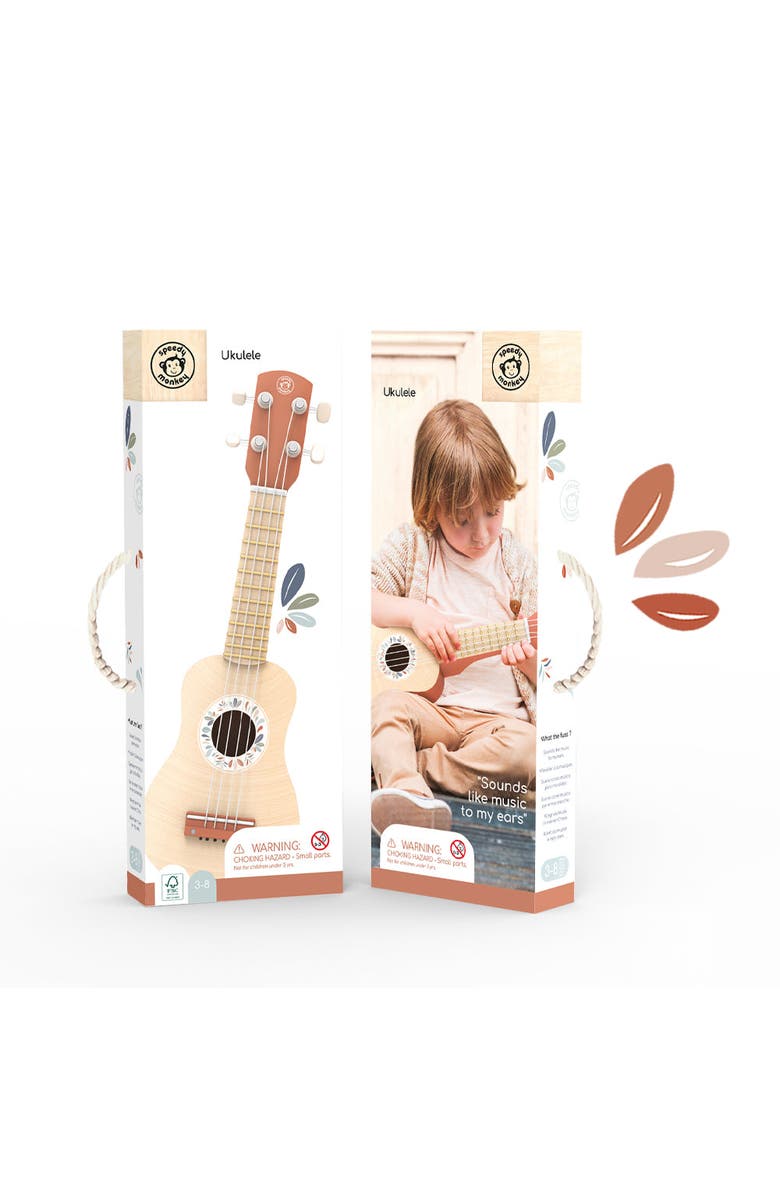 Speedy Monkey Ukulele, Alternate, color, Multi