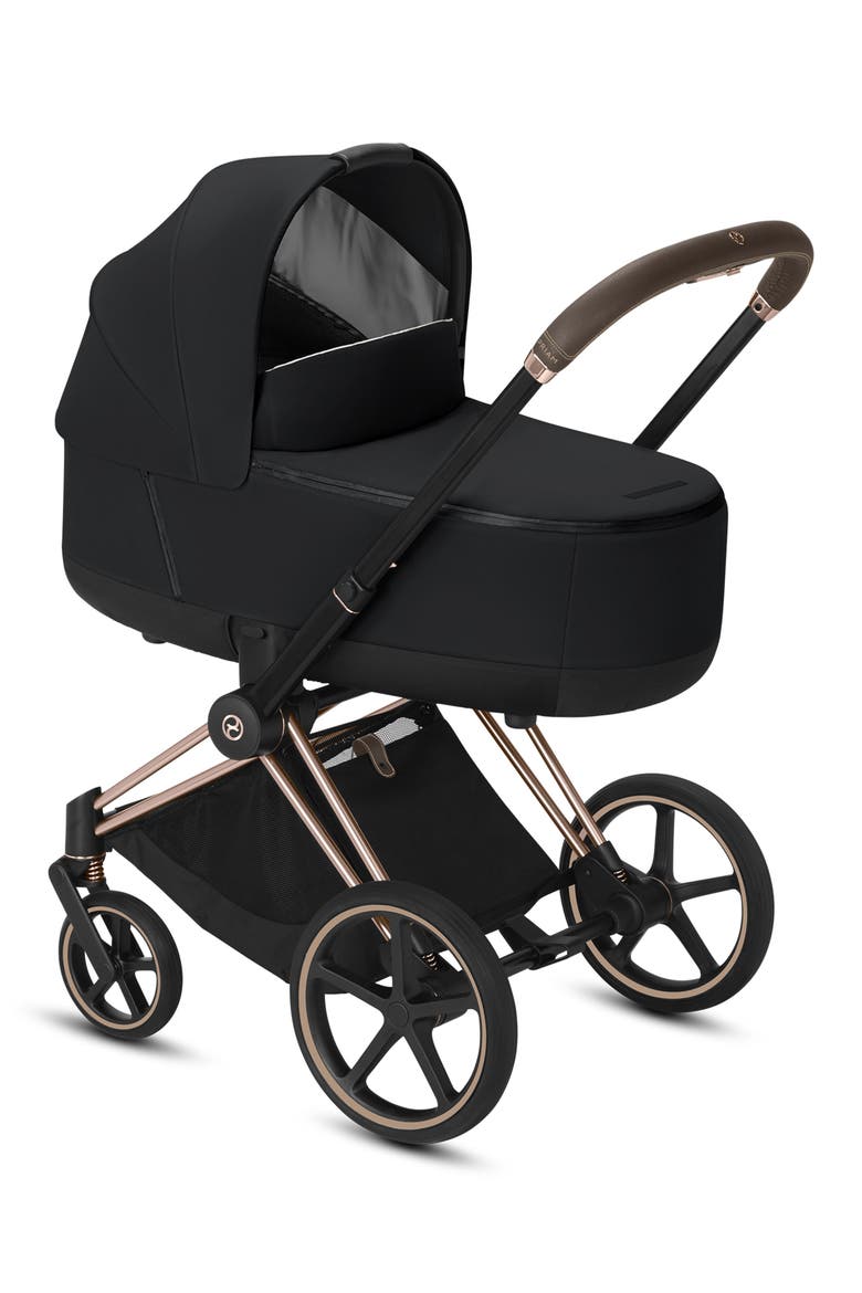 Platinum Collection Priam Lux Carrycot, Alternate, color, BLACK