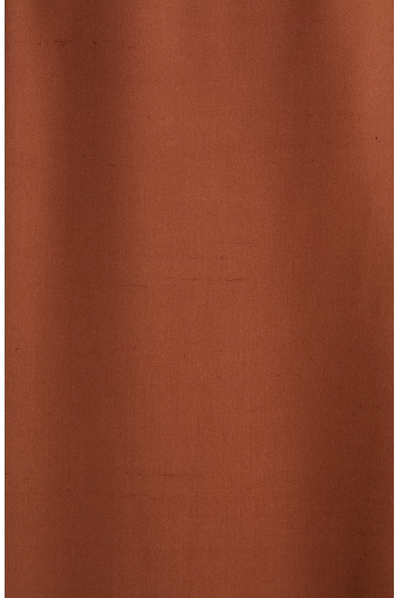 Sebastian Silk Shantung Dress, Alternate, color, TOFFEE