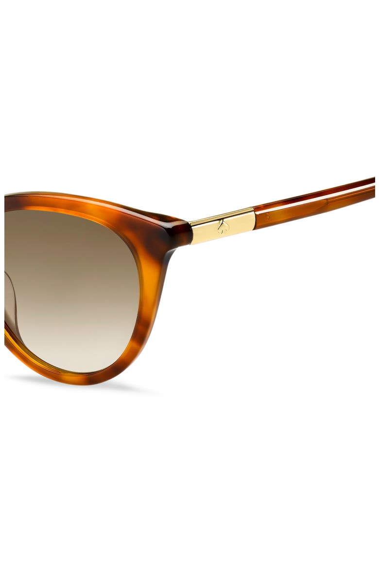janalynn 51mm gradient rectangular sunglasses, Alternate, color, BROWN
