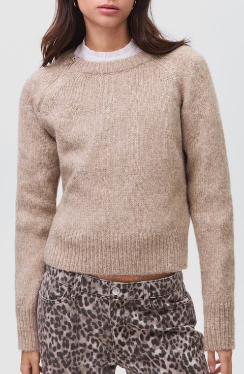 Zip Trim Sweater