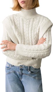 MANGO TEEN Perkins Mock Neck Sweater