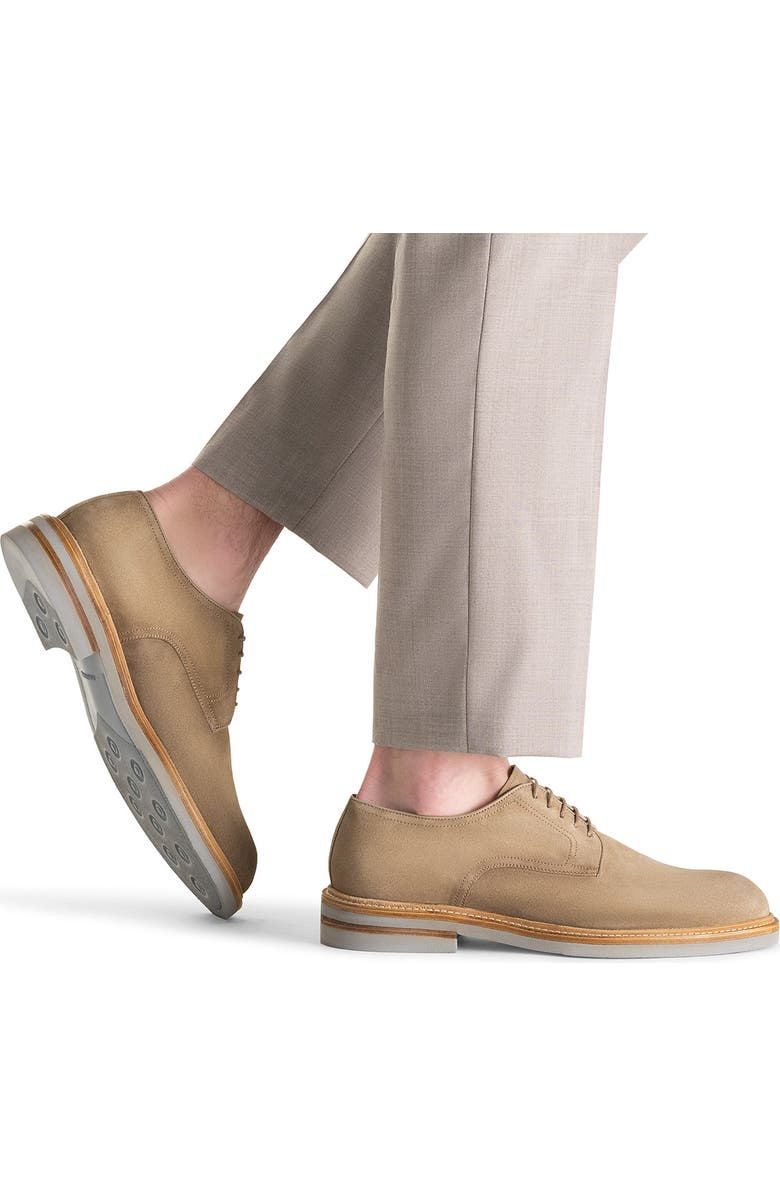 Magnanni Marton Suede Derby, Alternate, color, Taupe Suede