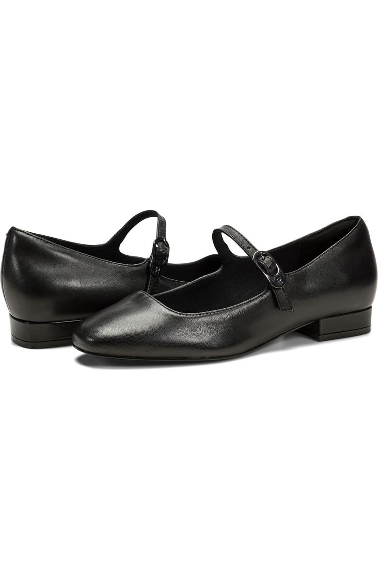 Rockport Niya Mary Jane Flat, Alternate, color, Black