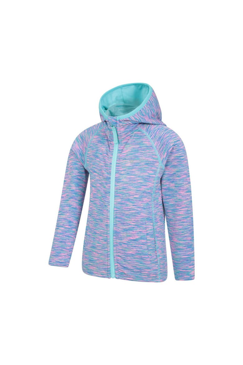 Childrens/Kids Kayleigh II Stripe Full Zip Hoodie, Alternate, color, Blue